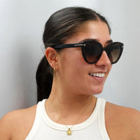 Tom Ford Sunglasses Izzi FT0845 52F Dark Havana Brown Gradient