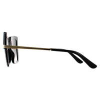 Dolce & Gabbana Sunglasses DG4373 32448G Top Black on Print Leopard Black Grey Gradient
