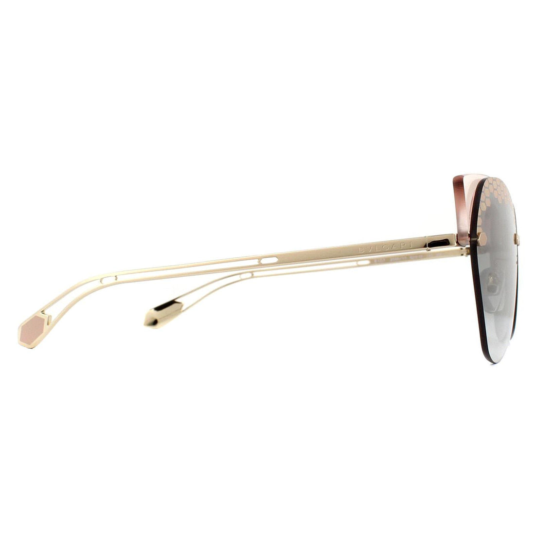 Bvlgari Sunglasses BV6107 205011 Pink Transparent Grey Gradient