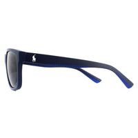 Polo Ralph Lauren Sunglasses PH4142 573387 Matte Navy Blue Grey Blue