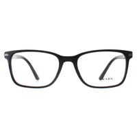 Prada Eyeglasses PR14WV 1AB1O1 Black Men