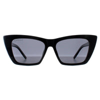 Montana Sunglasses MP64 Shiny Black Smoke Polarized