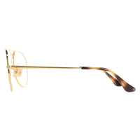 Ray-Ban Glasses Frames 6489 Aviator 2945 Gold Top on Havana 58mm Mens