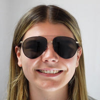 Burberry Sunglasses BE3108 1293/3 Gold and Matte Black Brown