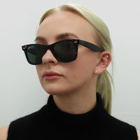 Ray-Ban Sunglasses New Wayfarer 2132 945/57 Honey Crystal Brown Polarized 55mm