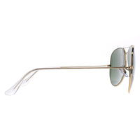 Ray-Ban Sunglasses Aviator 3025 001 Gold Green 62mm