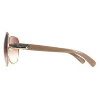 Salvatore Ferragamo Sunglasses SF150S 743 Light Gold Taupe