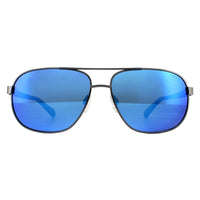 Polaroid Sunglasses PLD 2059/S KJ1 5X Dark Ruthenium Grey Blue Mirror Polarized