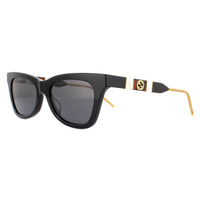 Gucci Sunglasses GG0598S 001 Black and Gold Grey