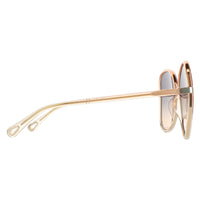 Chloe Sunglasses CH0030S Franky 004 Orange Crystal Blue Gradient