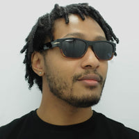 David Beckham Sunglasses DB7035/S 37N KU Black Horn Blue