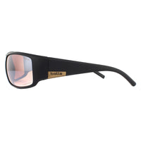 Bolle Sunglasses King 12575 Matte Black Metal Brown Phantom Brown Gun Cat