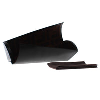 Fendi small black hard Glasses Case with cleaning cloth