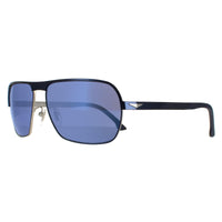 Police Sunglasses SPLC36 Tailwind Evo 2 502B Matte Palladium W Blue Parts Blue Mirror