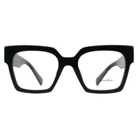 Miu Miu Glasses Frames MU04UV 1AB1O1 Shiny Black Women
