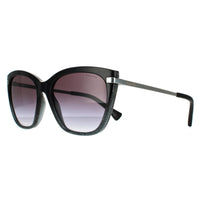 Ralph by Ralph Lauren Sunglasses RA5267 58418G Shiny Gradient Black Glitter Grey Gradient