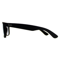 Ray-Ban Sunglasses Justin 4165 622/6G Rubber Black Grey Mirror
