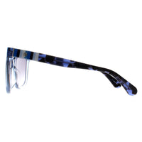 Kate Spade Sunglasses Kiya/S PJP IC Blue Gray Gradient Silver Mirror