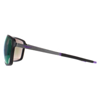 Police Sunglasses SPLL15 Solstice 4 U28Z Matte Black Brown Mirror Violet