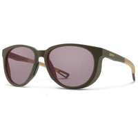 Smith Sunglasses Seeker DLD EI Matte Forest ChromaPop Low Light Rose