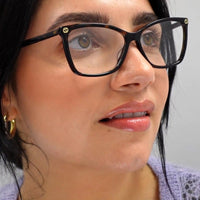 Gucci Glasses Frames GG0025O 001 Black Women
