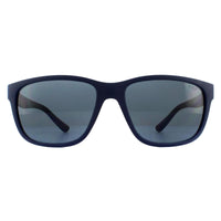 Polo Ralph Lauren Sunglasses PH4142 573387 Matte Navy Blue Grey Blue