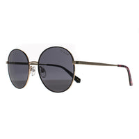 Ted Baker Sunglasses TB1744 Viola 001 Black Shiny Gold Grey