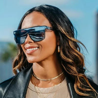 Blenders Sunglasses Sci-Fi 2HM M9 Deep Blue Grey Polarized