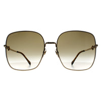 Gucci Sunglasses GG0879S 002 Gold Brown Gradient