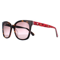 Kate Spade Sunglasses Kiya/S 2VM HA Havana Pattern Brown Gradient