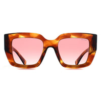 Miu Miu Sunglasses MUB05S 26E50U Striped Tobacco Pink Gradient Red