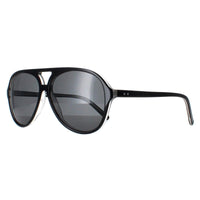 Sunoptic Sunglasses AP102 A Black Clear Smoke