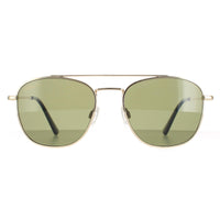 Serengeti Sunglasses Carroll SS542001 Shiny Light Gold Polarized Green 555nm
