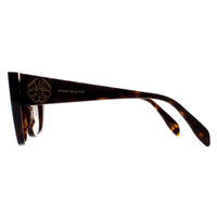 Alexander McQueen Sunglasses AM0284S 003 Dark Havana Brown Gradient
