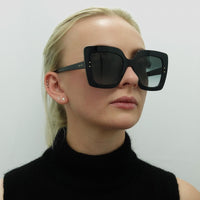 Jimmy Choo Sunglasses AURI/G/S 807 90 Black Dark Grey Gradient