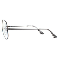 Ray-Ban Sunglasses Aviator Metal II RB3689 9148BF Black Clear Blue Light Filter