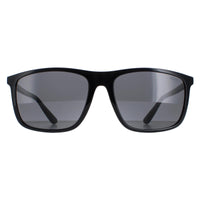 Polo Ralph Lauren Sunglasses PH4175 500187 Shiny Black Dark Grey