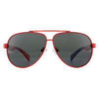 Polaroid Kids Sunglasses PLD 8034/S C9A M9 Red Grey Polarized