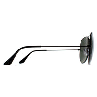 Ray-Ban Sunglasses Aviator 3025 Black Green Polarized 002/58 62mm