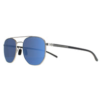 Porsche Design Sunglasses P8695 D Palladium Strong Dark Blue Mirror