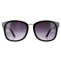Guess Sunglasses GF0327 01B Shiny Black Smoke Gradient