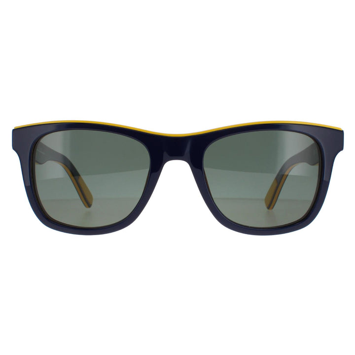 Lacoste Sunglasses L781SP 414 Blue Yellow Blue Grey Green Polarized