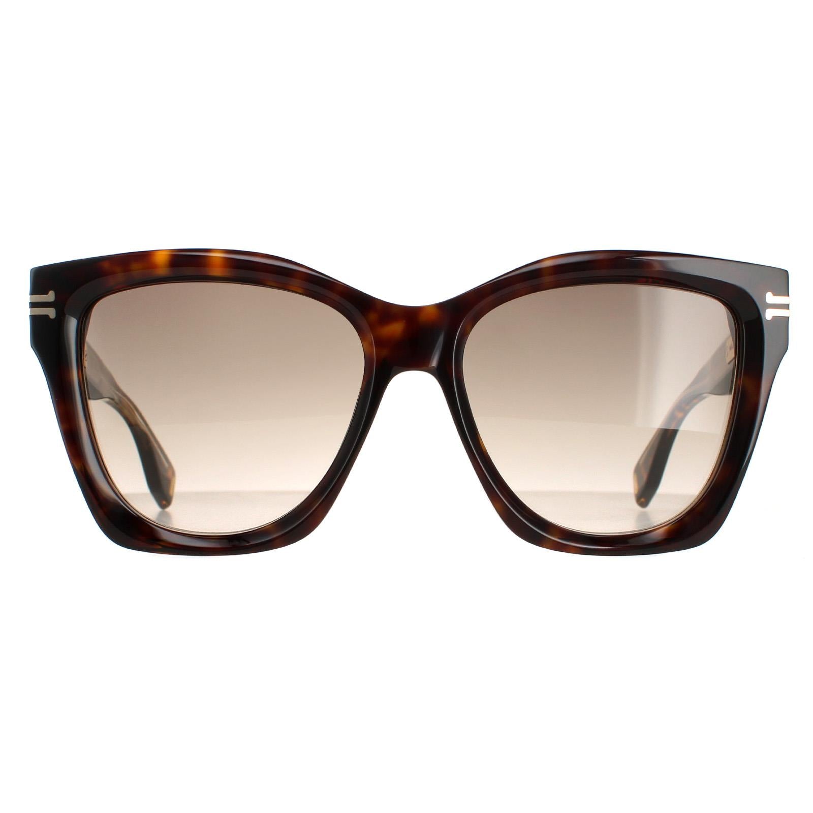Marc Jacobs Sunglasses MJ 1000/S KRZ HA Havana Crystal Brown
