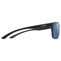Smith Sunglasses Riptide/s 124 QG Matte Black ChromaPop Glass Polarized Blue Mirror
