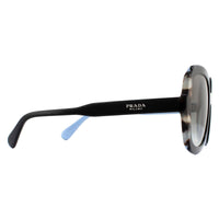 Prada Sunglasses PR 16US KHR0A7 Black Azure Spotted Brown Grey Gradient