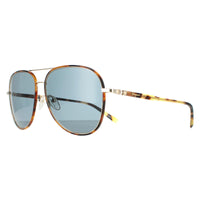 Salvatore Ferragamo Sunglasses SF181S 281 Vintage Tortoise and Shiny Gold Blue
