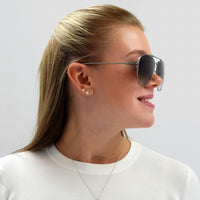 Bally Sunglasses BY0024-D 08K Gunmetal Grey Gradient