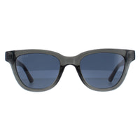 Gucci Sunglasses GG1116S 003 Shiny Transparent Grey Blue