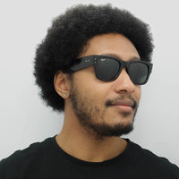 Ray-Ban Sunglasses RB0840S Mega Wayfarer 901/31 Polished Black Green