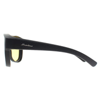 Montana Fit Over Glasses Night Driving Sunglasses FO6 C Matte Black Yellow Polarized
